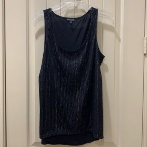 Express sequin shiny top